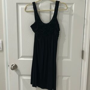 Soprano women’s size medium black mini maxi dress